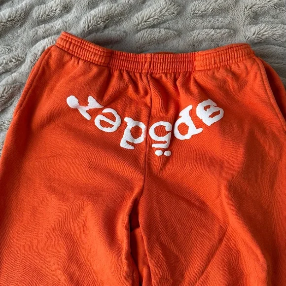 Spider / Sp5der Websuit Sweatpants — Orange
